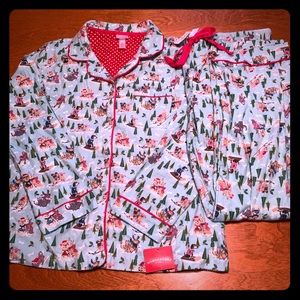 Target Wonderland Dog Print Winter Pajamas 2pc XL